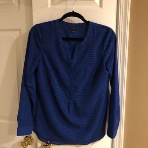 Long Sleeve Patterned Blouse